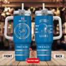 Detroit Lions NFL Custom Stanley Quencher 30oz-40oz Stainless Steel Tumbler Hot And Cold Tumbler