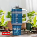 Detroit Lions NFL Crystal Custom Stanley Quencher 30oz-40oz Stainless Steel Tumbler Hot And Cold Tumbler