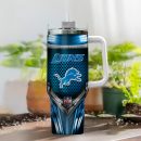 Detroit Lions NFL Nutrition Facts Custom Stanley Quencher 30oz-40oz Stainless Steel Tumbler Hot And Cold Tumbler