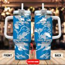 Detroit Lions NFL Custom Stanley Quencher 30oz-40oz Stainless Steel Tumbler Hot And Cold Tumbler