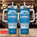 Detroit Lions NFL Bud Light Custom Stanley Quencher 30oz-40oz Stainless Steel Tumbler Hot And Cold Tumbler