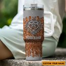Detroit Lions NFL Sports Custom Stanley Quencher 30oz-40oz Stainless Steel Tumbler Hot And Cold Tumbler