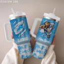 Detroit Lions NFL Custom Stanley Quencher 30oz-40oz Stainless Steel Tumbler Hot And Cold Tumbler