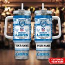 Detroit Lions NFL Custom Stanley Quencher 30oz-40oz Stainless Steel Tumbler Hot And Cold Tumbler