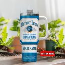 Detroit Lions NFL Jim Beam Custom Stanley Quencher 30oz-40oz Stainless Steel Tumbler Hot And Cold Tumbler