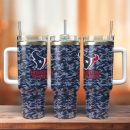 Houston Texans NFL Custom Stanley Quencher 30oz-40oz Stainless Steel Tumbler Hot And Cold Tumbler