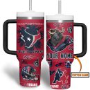 Houston Texans NFL Custom Stanley Quencher 30oz-40oz Stainless Steel Tumbler Hot And Cold Tumbler