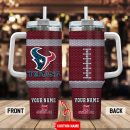 Houston Texans NFL Crystal Custom Stanley Quencher 30oz-40oz Stainless Steel Tumbler Hot And Cold Tumbler