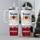 Houston Texans NFL Custom Stanley Quencher 30oz-40oz Stainless Steel Tumbler Hot And Cold Tumbler