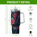 Houston Texans NFL Custom Stanley Quencher 30oz-40oz Stainless Steel Tumbler Hot And Cold Tumbler