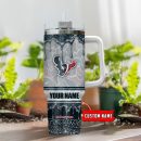 Houston Texans NFL Glitter Custom Stanley Quencher 30oz-40oz Stainless Steel Tumbler Hot And Cold Tumbler