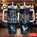 Houston Texans NFL Custom Stanley Quencher 30oz-40oz Stainless Steel Tumbler Hot And Cold Tumbler