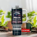 Houston Texans NFL Fan Cave Custom Stanley Quencher 30oz-40oz Stainless Steel Tumbler Hot And Cold Tumbler