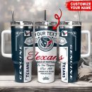 Houston Texans NFL Kings Of Football Custom Stanley Quencher 30oz-40oz Stainless Steel Tumbler Hot And Cold Tumbler