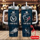 Houston Texans NFL Metal Style Custom Stanley Quencher 30oz-40oz Stainless Steel Tumbler Hot And Cold Tumbler