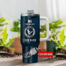 Houston Texans NFL Metal Style Custom Stanley Quencher 30oz-40oz Stainless Steel Tumbler Hot And Cold Tumbler
