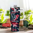 Houston Texans NFL Custom Stanley Quencher 30oz-40oz Stainless Steel Tumbler Hot And Cold Tumbler