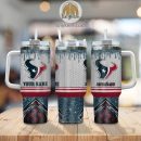 Houston Texans Glitter NFL Custom Stanley Quencher 30oz-40oz Stainless Steel Tumbler Hot And Cold Tumbler