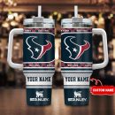 Houston Texans NFL Custom Stanley Quencher 30oz-40oz Stainless Steel Tumbler Hot And Cold Tumbler