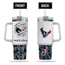 Houston Texans NFL Custom Stanley Quencher 30oz-40oz Stainless Steel Tumbler Hot And Cold Tumbler