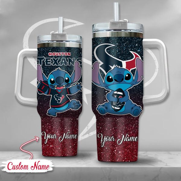 Houston Texans NFL Custom Stanley Quencher 30oz-40oz Stainless Steel Tumbler Hot And Cold Tumbler