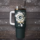 Green Bay Packers NFL Custom Stanley Quencher 30oz-40oz Stainless Steel Tumbler Hot And Cold Tumbler