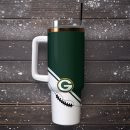 Green Bay Packers NFL Custom Stanley Quencher 30oz-40oz Stainless Steel Tumbler Hot And Cold Tumbler