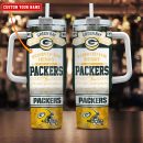 Green Bay Packers NFL Father's Day Custom Stanley Quencher 30oz-40oz Stainless Steel