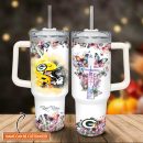 Green Bay Packers NFL Custom Stanley Quencher 30oz-40oz Stainless Steel Tumbler Hot And Cold Tumbler