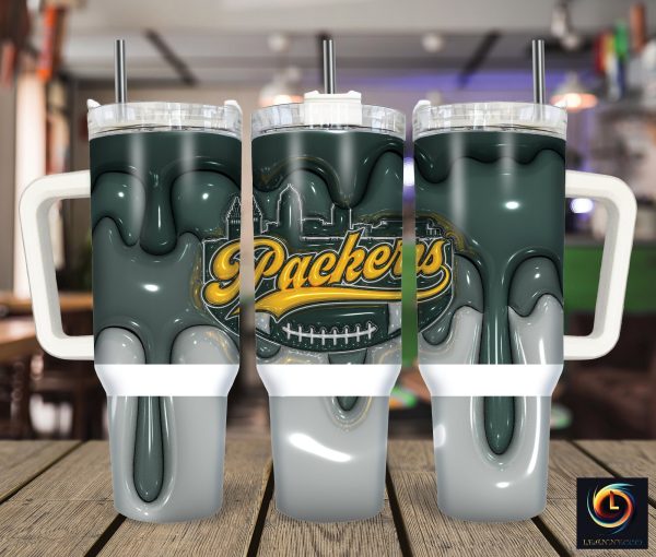 Green Bay Packers NFL Custom Stanley Quencher 30oz-40oz Stainless Steel Tumbler Hot And Cold Tumbler