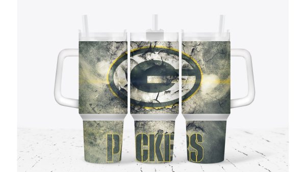 Green Bay Packers Football NFL Custom Stanley Quencher 30oz-40oz Stainless Steel Tumbler Hot And Cold Tumbler
