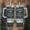 Green Bay Packers NFL Custom Stanley Quencher 30oz-40oz Stainless Steel Tumbler Hot And Cold Tumbler