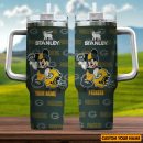 Green Bay Packers NFL Mickey Mouse Custom Stanley Quencher 30oz-40oz Stainless Steel Tumbler Hot And Cold Tumbler