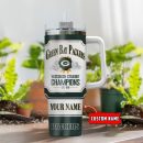 Green Bay Packers NFL Jim Beam Custom Stanley Quencher 30oz-40oz Stainless Steel Tumbler Hot And Cold Tumbler