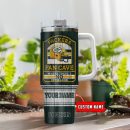 Green Bay Packers NFL Fan Cave Custom Stanley Quencher 30oz-40oz Stainless Steel Tumbler Hot And Cold Tumbler
