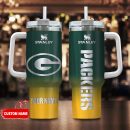 Green Bay Packers NFL Custom Stanley Quencher 30oz-40oz Stainless Steel Tumbler Hot And Cold Tumbler