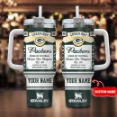 Green Bay Packers NFL Kings Of Football Custom Stanley Quencher 30oz-40oz Stainless Steel Tumbler Hot And Cold Tumbler