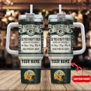Green Bay Packers NFL Vintage Kings Of Football Custom Stanley Quencher 30oz-40oz Stainless Steel Tumbler Hot And Cold Tumbler