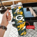 Green Bay Packers NFL Custom Stanley Quencher 30oz-40oz Stainless Steel Tumbler Hot And Cold Tumbler