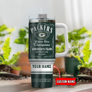 Green Bay Packers NFL Custom Stanley Quencher 30oz-40oz Stainless Steel Tumbler Hot And Cold Tumbler