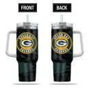 Green Bay Packers NFL Custom Stanley Quencher 30oz-40oz Stainless Steel Tumbler Hot And Cold Tumbler