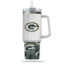 Green Bay Packers NFL Custom Stanley Quencher 30oz-40oz Stainless Steel Tumbler Hot And Cold Tumbler
