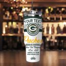 Green Bay Packers NFL Kings Of Football Custom Stanley Quencher 30oz-40oz Stainless Steel Tumbler Hot And Cold Tumbler