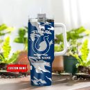 Indianapolis Colts NFL Custom Stanley Quencher 30oz-40oz Stainless Steel Tumbler Hot And Cold Tumbler