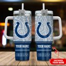 Indianapolis Colts NFL Custom Stanley Quencher 30oz-40oz Stainless Steel Tumbler Hot And Cold Tumbler