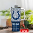 Indianapolis Colts NFL Custom Stanley Quencher 30oz-40oz Stainless Steel Tumbler Hot And Cold Tumbler
