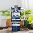 Indianapolis Colts NFL Super Bowl Champs Pride Custom Stanley Quencher 30oz-40oz Stainless Steel Tumbler Hot And Cold Tumbler