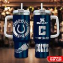 Indianapolis Colts NFL Custom Stanley Quencher 30oz-40oz Stainless Steel Tumbler Hot And Cold Tumbler