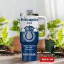 Indianapolis Colts NFL Corona Extra Custom Stanley Quencher 30oz-40oz Stainless Steel Tumbler Hot And Cold Tumbler