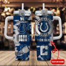 Indianapolis Colts NFL Custom Stanley Quencher 30oz-40oz Stainless Steel Tumbler Hot And Cold Tumbler